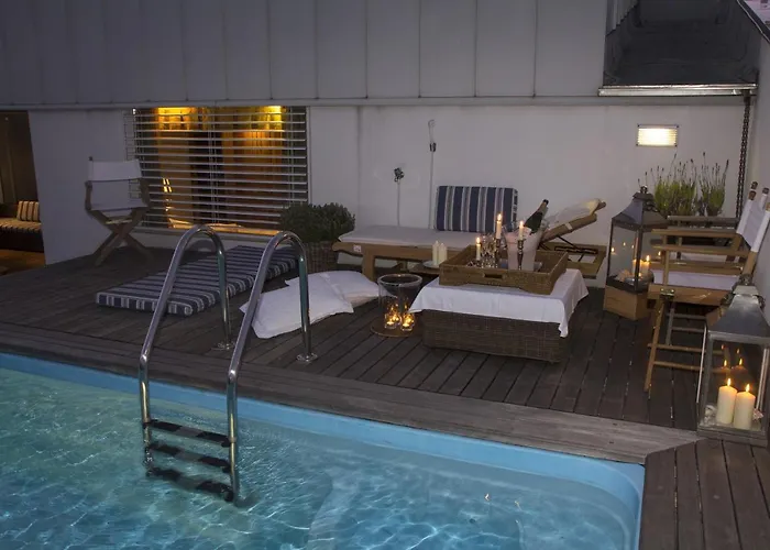 Апартаменты Pavi Apts - Private Rooftop Swimming Pool Любляна
